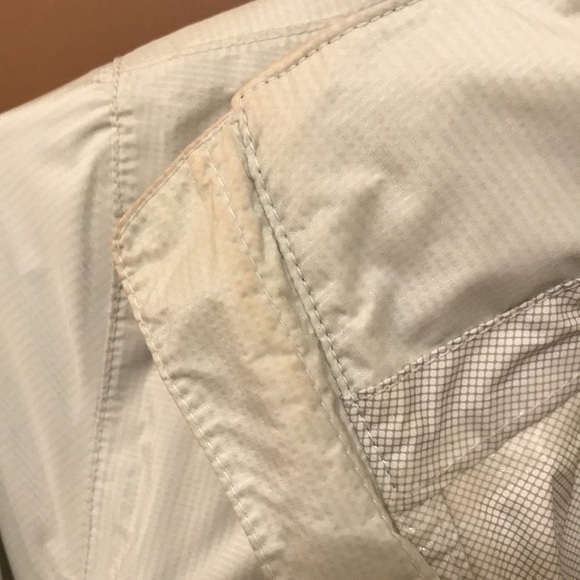 L.L. Bean Oyster Shell Gray Rain Trench Coat Small - Picture 11 of 15